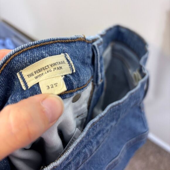 Madewell The Perfect Vintage High Rise Wide Leg Jeans 32 Tall Inseam - Picture 7 of 8